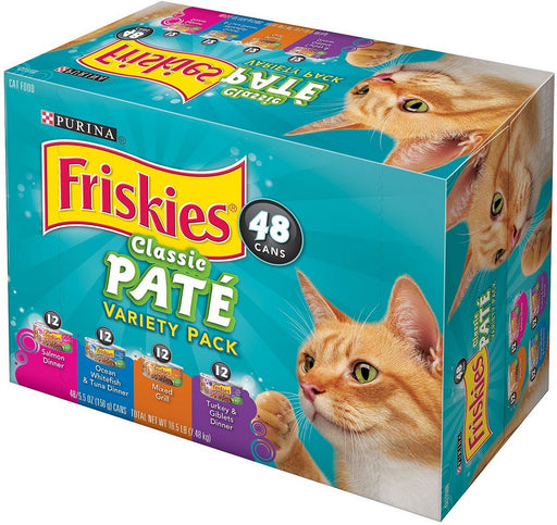Purina Friskies Classic Pate, Variety Pack , 48 x 5.5 oz
