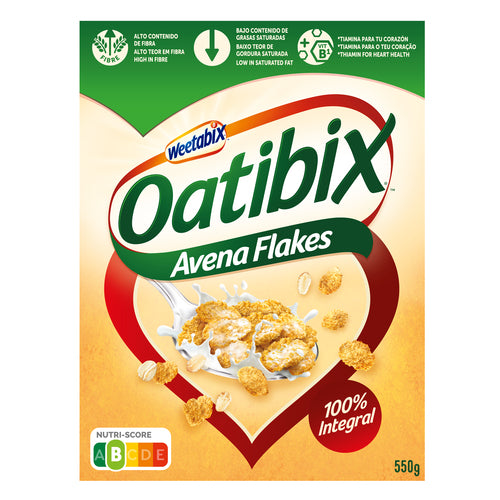 Weetabix Oatibix Oat Flakes Cereal, 550 gr