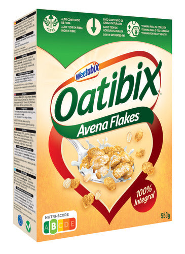 Weetabix Oatibix Oat Flakes Cereal, 550 gr