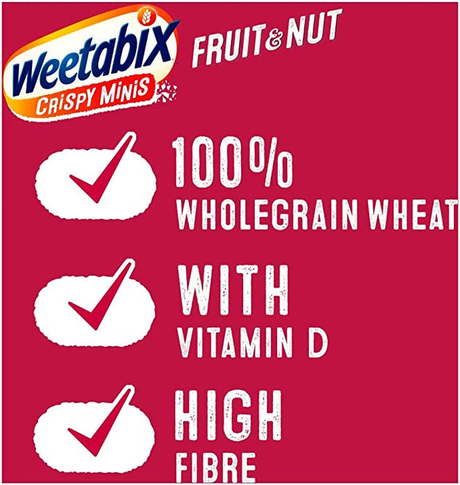 Weetabix Crispy Minis Fruit & Nut Cereal , 600 gr