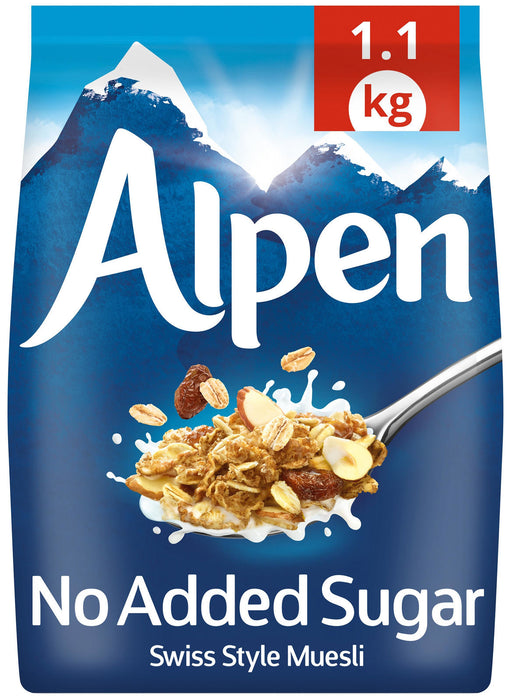 Alpen No Added Sugar Swiss Style Muesli, 1.1 kg