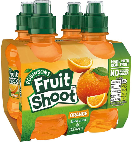 Robinsons Fruit Shoot Orange, 4 x 200 ml