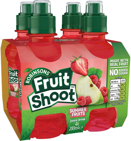 Robinsons Summer Fruits, 4 x 200 ml