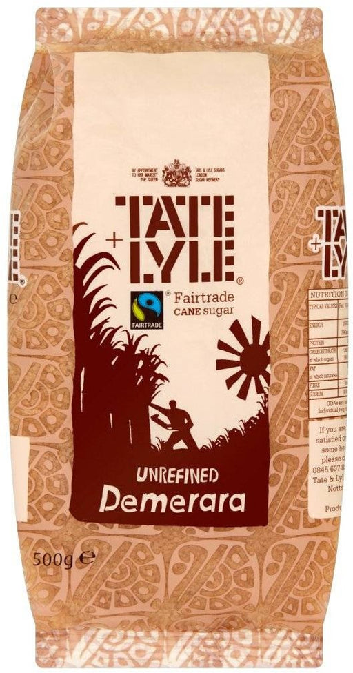 Tate & Lyle Unrefined Demerara Cane Sugar, 500 gr