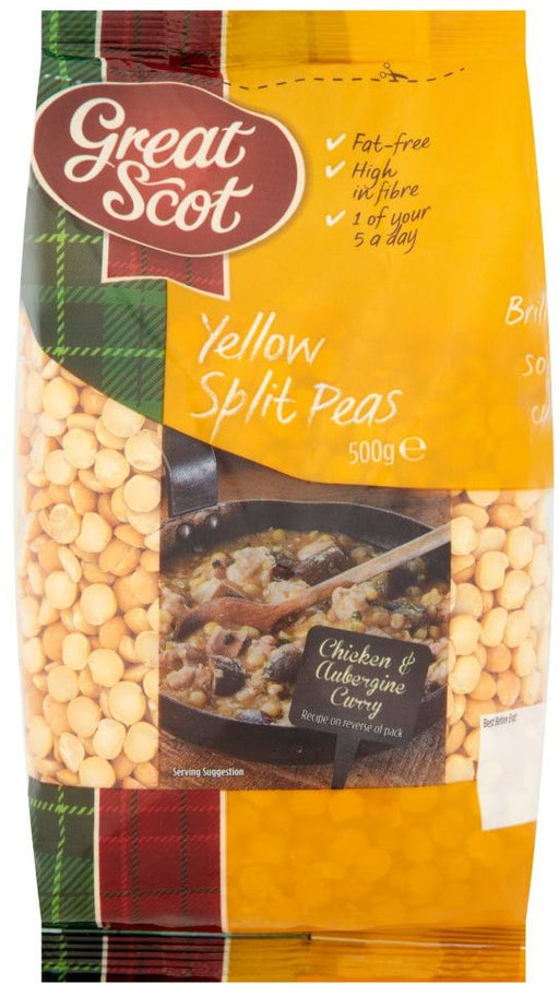 Great Scot Yellow Split Peas, 500 gr