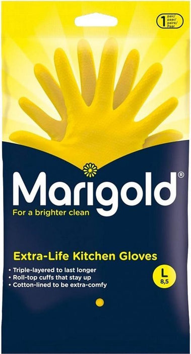 Marigold Extra Life Kitchen Gloves, Large, 2 pcs