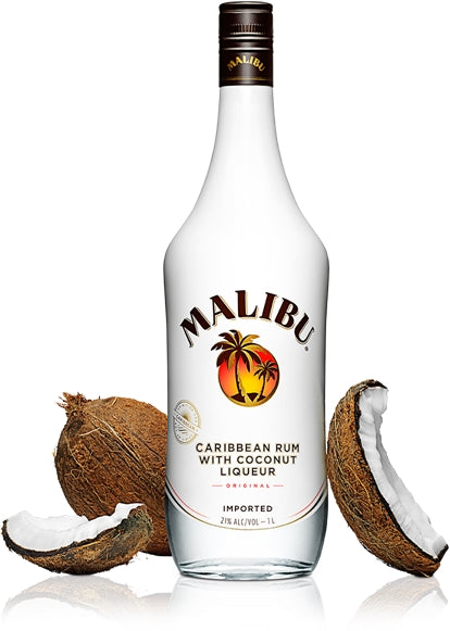 Malibu Caribbean Rum with Coconut, 21% Vol., 1 L