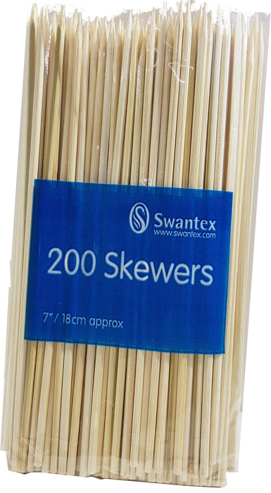 Swan Mill 18 cm Bamboo Skewers, 200 ct