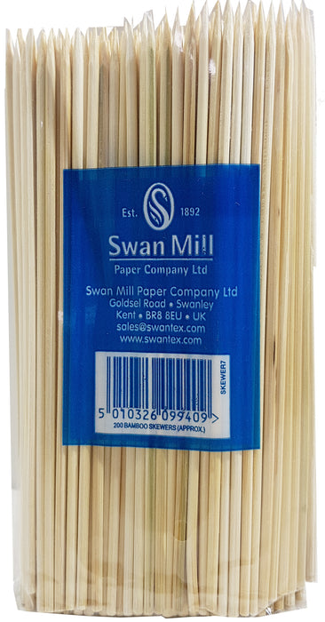 Swan Mill 18 cm Bamboo Skewers, 200 ct