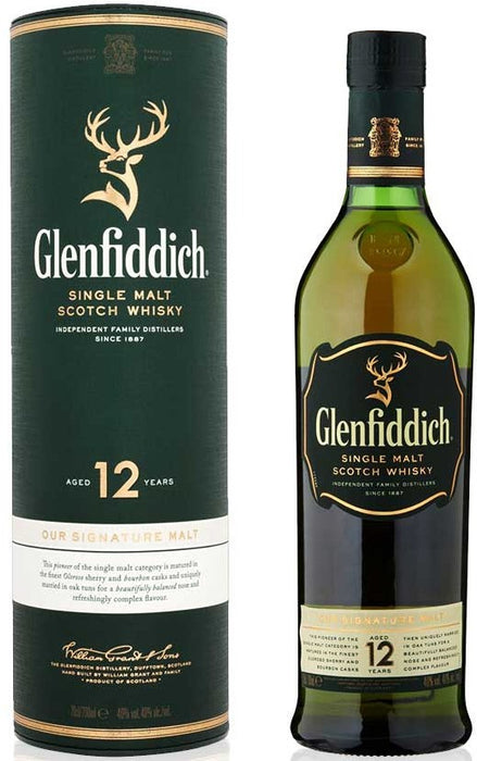 Glenfiddich Single Malt Scotch Whisky Aged 12 years, 40% Vol., 750 ml