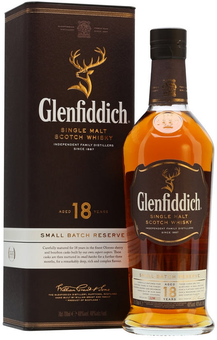 Glenfiddich Single Malt Scotch Whisky, 18 Years, 700 ml