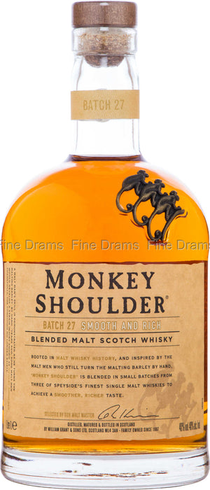 Monkey Shoulder Blended Malt Scotch Whisky, 1 L