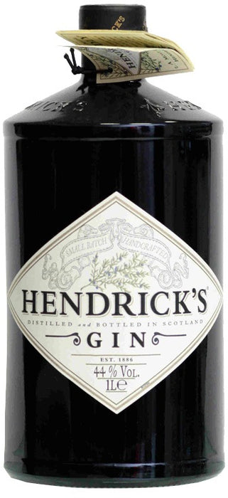 Hendrick's Gin, Distilled and Bottled in Scotland, 44% Vol., 1 L