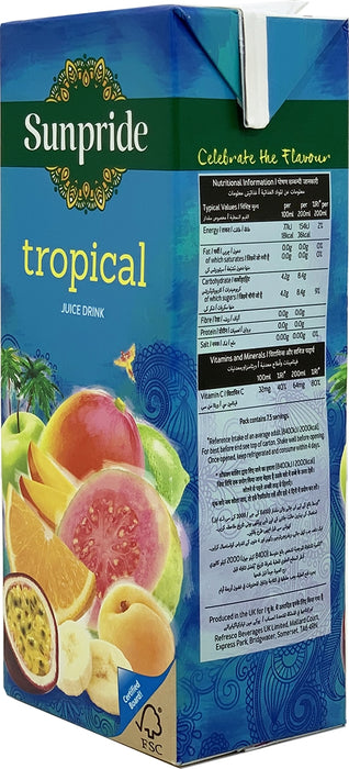 Sunpride Tropical Juice Drink, 1.5 L