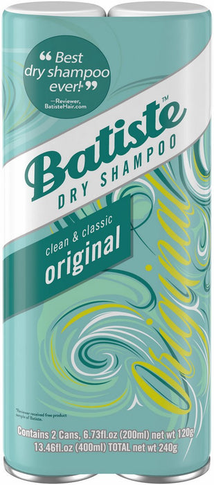 Batiste Original Dry Shampoo Value 2-Pack, 6.73 oz