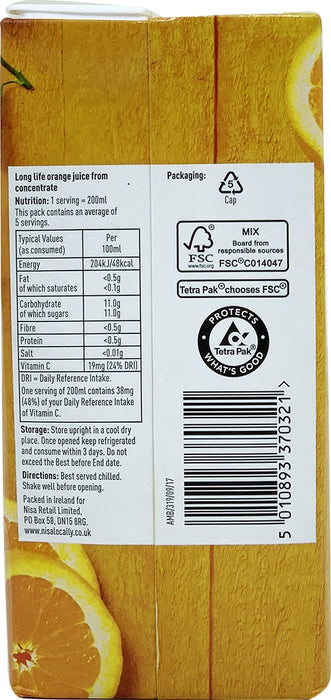 Heritage Orange Juice, 1 L