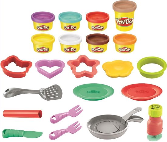 Play-Doh Kitchen Creations Flip In The Pan Clay Playset, Ages 3-7 , 1 ct