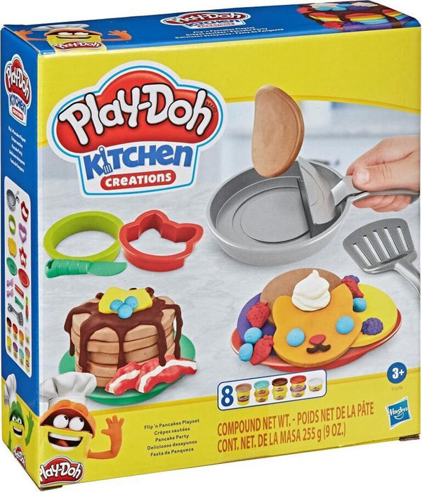 Play-Doh Kitchen Creations Flip In The Pan Clay Playset, Ages 3-7 , 1 ct