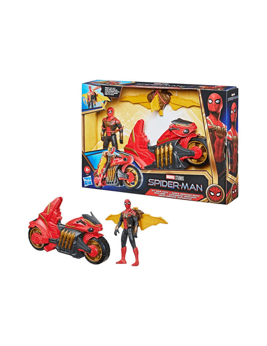 Marvel Spiderman Deluxe Jet Web Cycle Toy , 2 pcs