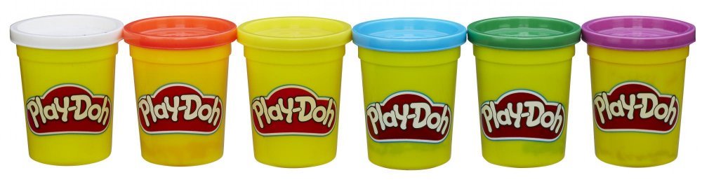 Hasbro Play-Doh Color Tubs Value Pack, 6 ct