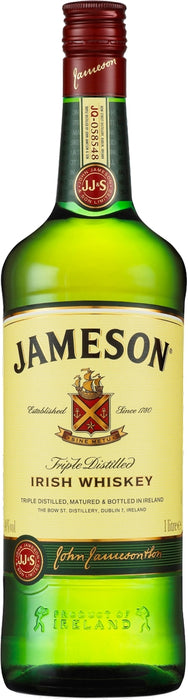 Jameson Triple Distilled Irish Whiskey, 40 % Vol., 1 L