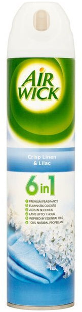 Air Wick 6 in 1 Air Freshener, Crisp Linen & Lilac Fragrance, 240 ml