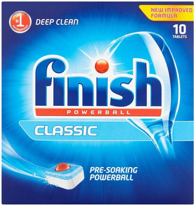 Finish Powerball Classic Dishwasher Detergent Tablets, 10 ct