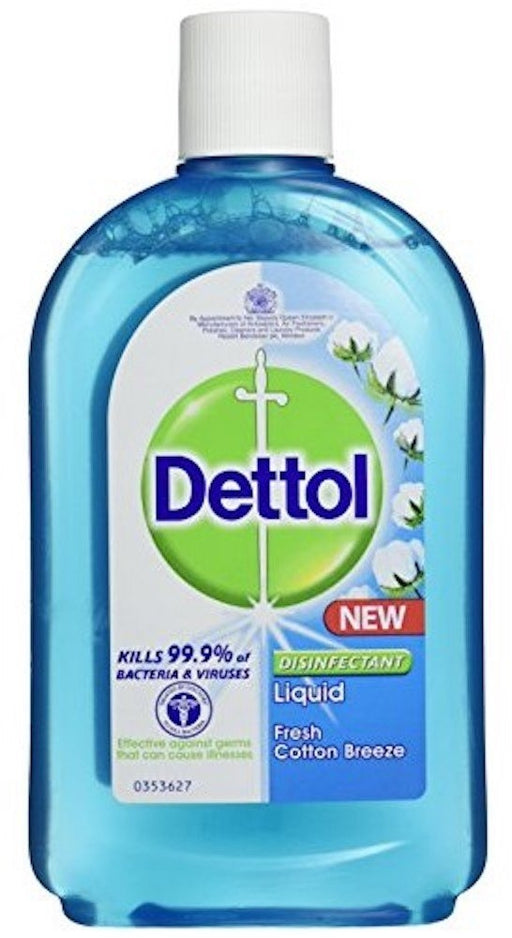 Dettol Disinfectant Liquid, Fresh Cotton Breeze, 250 ml