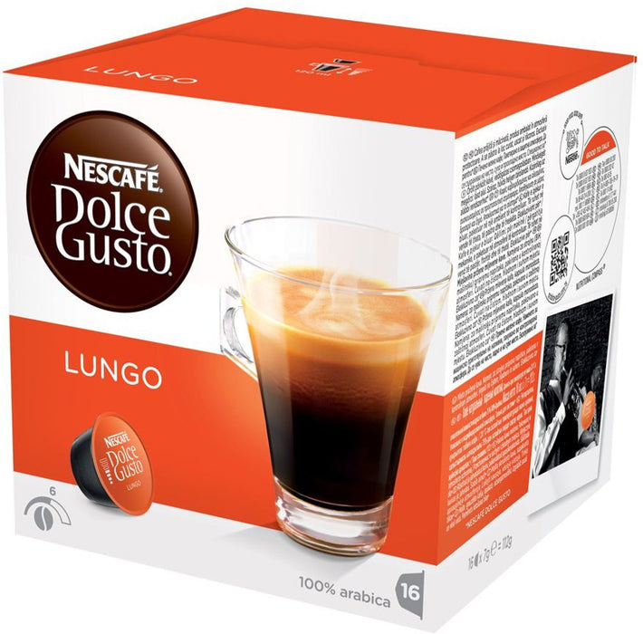 Nescafe Dolce Gusto Lungo Coffee Capsules, 16 ct