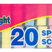 Super Bright Sponge Scourers Value Pack, 20 ct