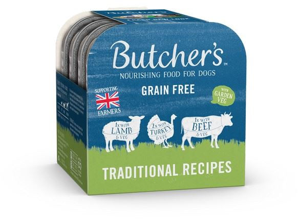 Butcher's Traditional Recipes Dog Foods , 4 x 150 gr