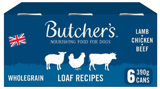 Butcher's Loaf Recipes Dog Food Tins, 6 x 390 gr