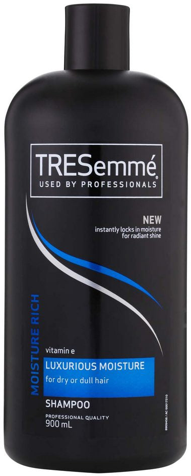 Tresemme Luxurious Moisture Shampoo, For Dry and Damaged Hair, 900 ml