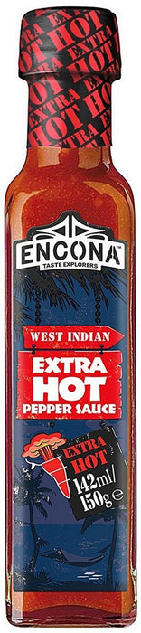 Encona West Indian Extra Hot Pepper Sauce, 142 ml