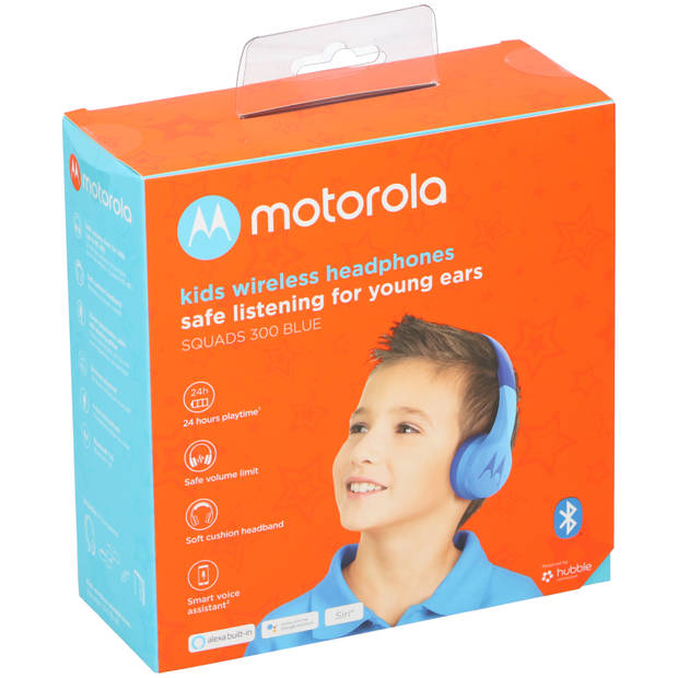 Motorola Squads 300 Bluetooth Headphones For Children, Blue, 1 pc