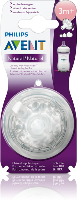 Avent Variable Flow Teats, 2 pcs