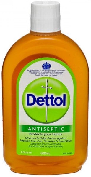 Dettol Liquid Antiseptic Solution, 500 ml