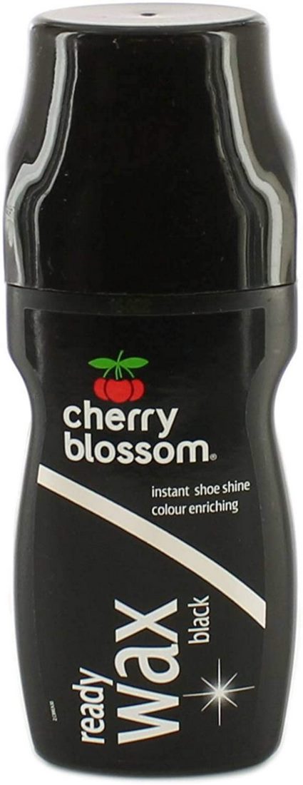 Cherry Blossom Instant Shoe Wax, Black, 85 ml