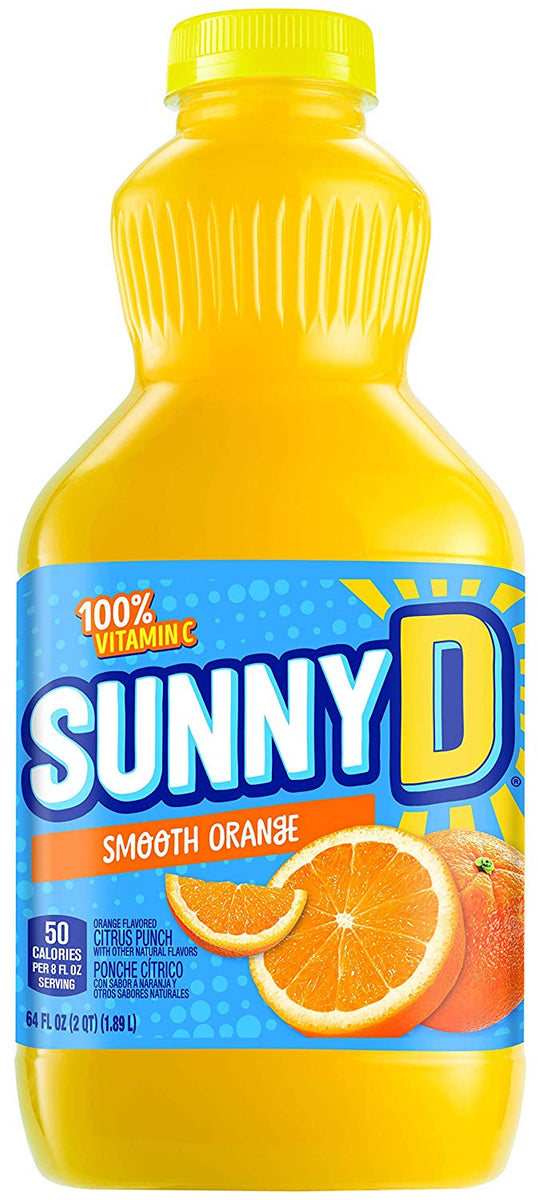 SunnyD Smooth Orange Citrus Punch Juice, 64 oz —