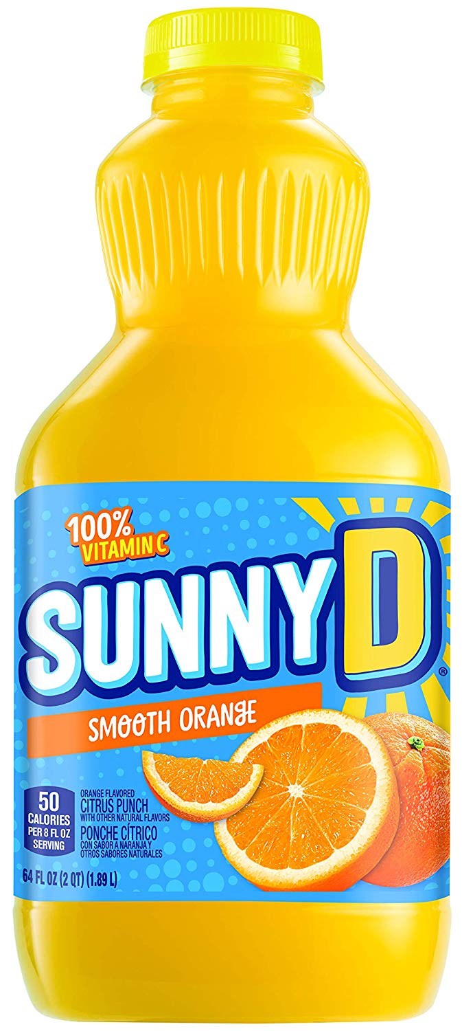SunnyD Smooth Orange Citrus Punch Juice, 64 oz —