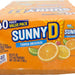 Sunny D Tangy Original Citrus Punch Pouch Value Pack, 40 x 6 oz