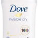 Dove Invisible Dry Anti-Perspirant Deodorant, Tested on 100 Colors, 40 ml