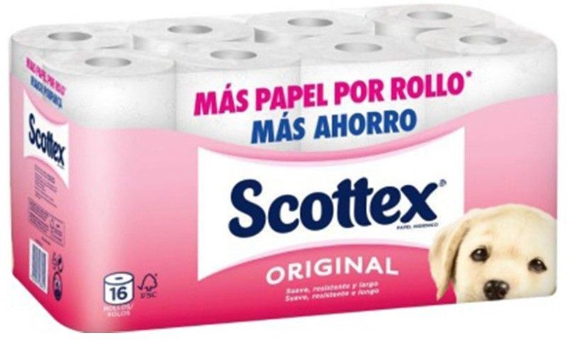 Scottex Toilet Paper, 16 ct