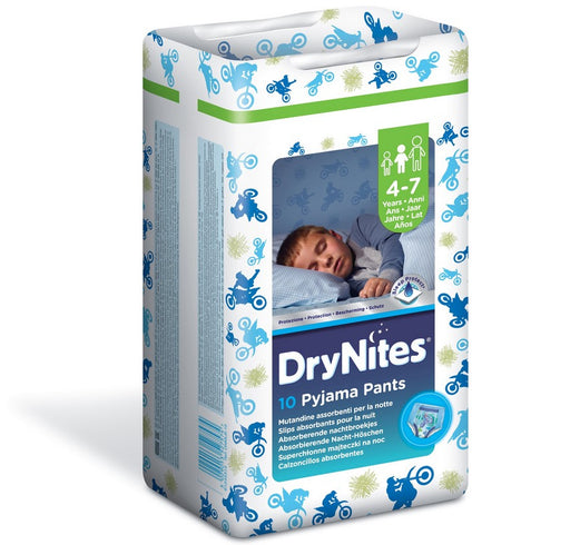 Huggies DryNites Pyjama Pants for Boys, 4-7 years, 17 a 30 kg, 10 ct