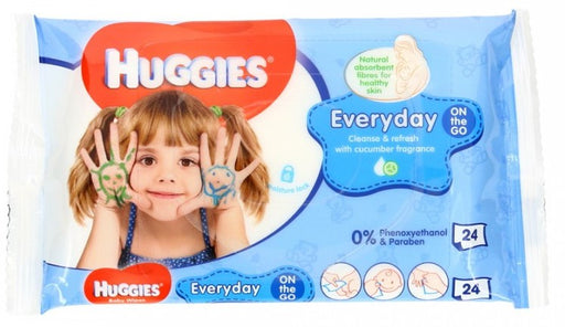 Huggies Everyday Wipes with Cucumber Fragrance, 24 ct