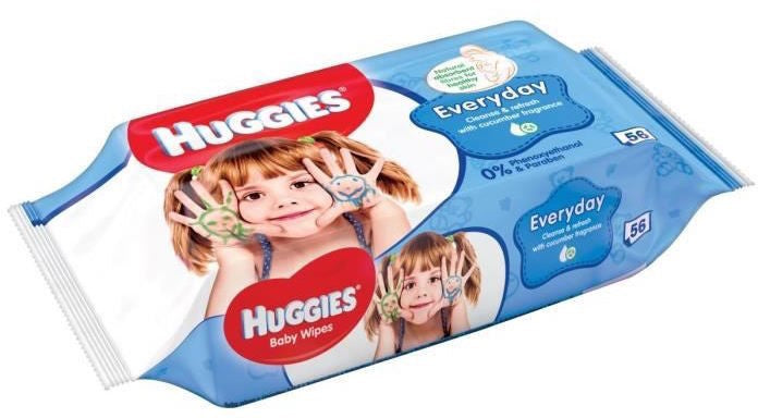 Huggies Everyday Wipes with Cucumber Fragrance, 24 ct