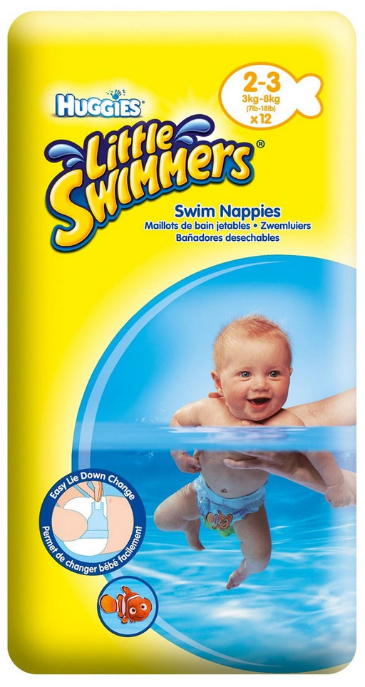 Huggies Little Swimmers Swim Nappies Size 2-3 years, 3-8 kg, 12 ct