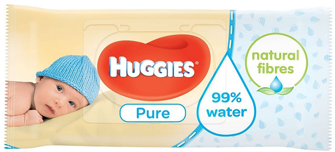 Huggies Baby Wipes, Pure Gentle, 56 ct