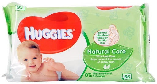 Huggies Baby Wipes SOFT Pack Natural Care Original, 56 ct