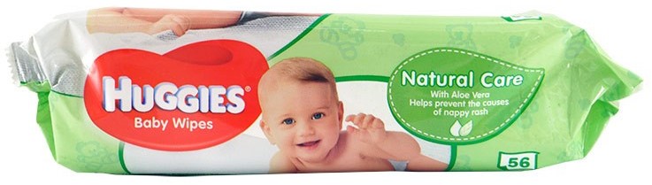 Huggies Baby Wipes SOFT Pack Natural Care Original, 56 ct